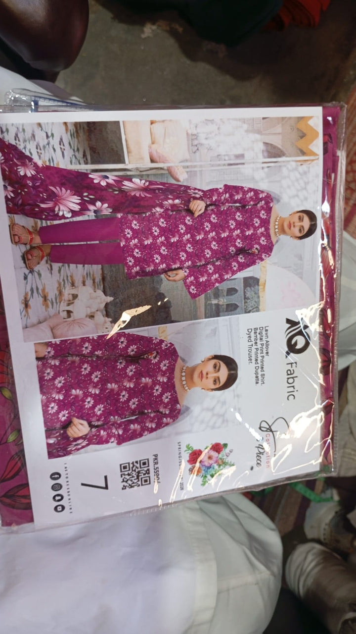3 PC Unstitched Summer Lawn Collection - SN Fabric (7)